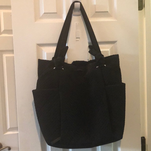 vera bradley hadley tote black